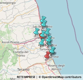 Mappa Via Colle della Corte, 64010 Colonnella TE, Italia (8.66455)
