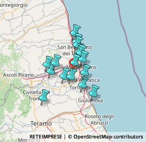 Mappa Via Colle della Corte, 64010 Colonnella TE, Italia (9.01938)