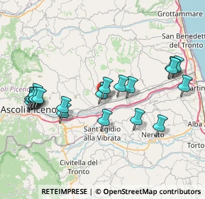Mappa Via Vignà, 63082 Castel di Lama AP, Italia (8.54)