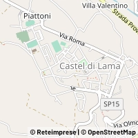 Karte Castel di Lama