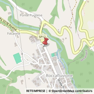 Mappa Viale della Repubblica, 35, 63093 Roccafluvione, Ascoli Piceno (Marche)