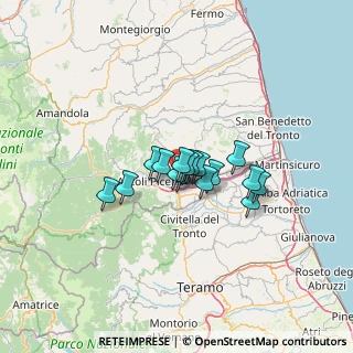 Mappa Via Luzi Emidio, 63100 Ascoli Piceno AP, Italia (8.0975)