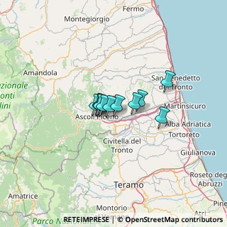 Mappa Via Emidio Luzi, 63100 Ascoli Piceno AP, Italia (6.95455)