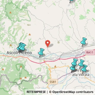 Mappa Via Luzi Emidio, 63100 Ascoli Piceno AP, Italia (6.20833)