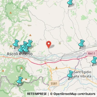 Mappa Via Luzi Emidio, 63100 Ascoli Piceno AP, Italia (6.22727)
