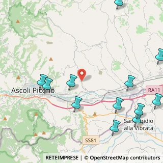 Mappa Via Emidio Luzi, 63100 Ascoli Piceno AP, Italia (6.04167)
