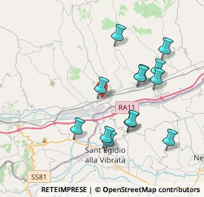 Mappa Via Monte Catria, 63100 Campolungo-Villa Sant'Antonio AP, Italia (3.88538)