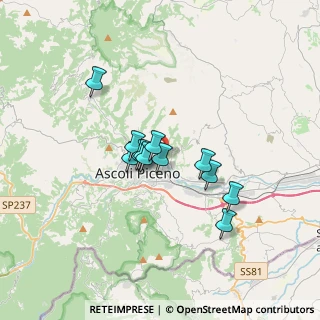 Mappa Via delle Zeppelle, 63100 Ascoli Piceno AP, Italia (2.54417)