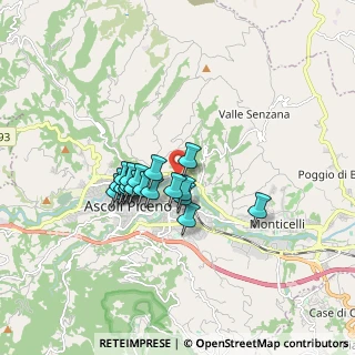 Mappa Via delle Zeppelle, 63100 Ascoli Piceno AP, Italia (1.30833)