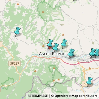 Mappa Via Pio Semproni, 63100 Ascoli Piceno AP, Italia (5.57091)