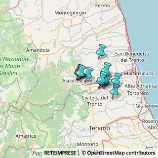 Mappa Via Tagliamento, 63100 Ascoli Piceno AP, Italia (8.49286)
