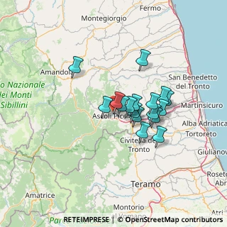 Mappa Via Podgora, 63100 Ascoli Piceno AP, Italia (10.21529)