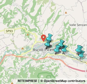 Mappa Via Podgora, 63100 Ascoli Piceno AP, Italia (1.79769)