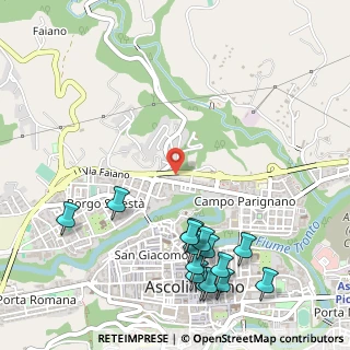 Mappa Via Podgora, 63100 Ascoli Piceno AP, Italia (0.70333)