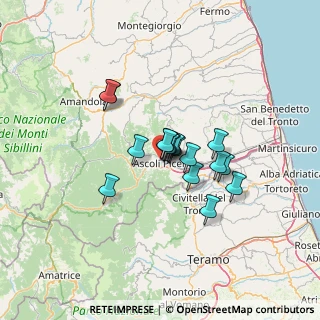 Mappa Via Galie, 63100 Ascoli Piceno AP, Italia (9.07588)