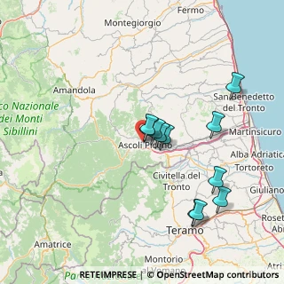 Mappa Via Galie, 63100 Ascoli Piceno AP, Italia (13.97)