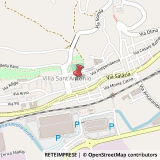 Mappa Via Indipendenza, 2, 63082 Castel di Lama, Ascoli Piceno (Marche)