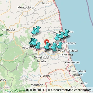 Mappa Campolungo, 63100 Ascoli Piceno AP, Italia (9.998)