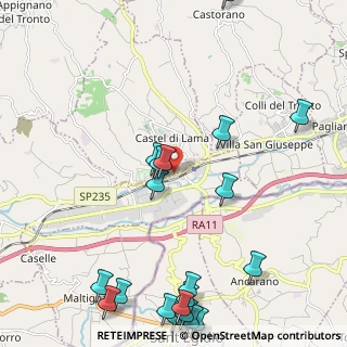 Mappa Via Monte Bove, 63100 Campolungo-Villa Sant'Antonio AP, Italia (3.0145)