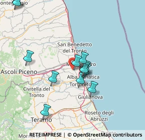 Mappa Contrada Riomoro C.Comm. Val Vibrata, 64010 Colonnella TE, Italia (14.81667)