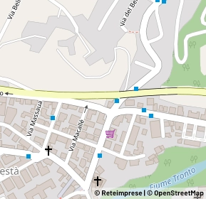 Mappa Via di Faiano, 63100 Ascoli Piceno AP, Italia (0.11923)