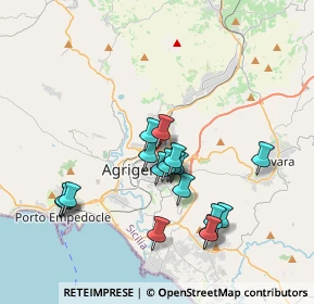 Mappa Via Mazzini, 92100 Agrigento AG, Italia (3.82389)