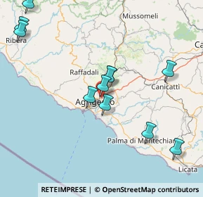 Mappa Via Quartararo Pittore, 92100 Agrigento AG, Italia (18.85727)