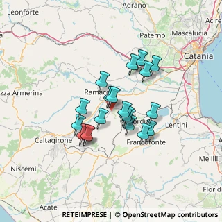 Mappa Via Sondrio, 95046 Palagonia CT, Italia (11.6815)