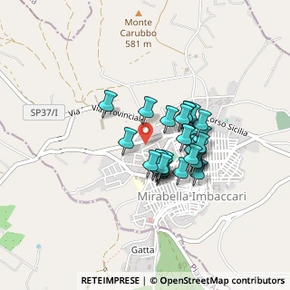 Mappa Via Caduti di Bruxelles, 95040 Mirabella Imbaccari CT, Italia (0.35517)