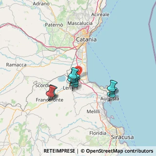 Mappa Autostrada Catania - Siracusa, 96016 Lentini SR, Italia (12.67909)