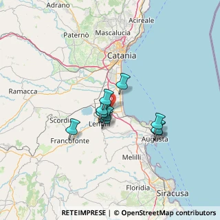 Mappa Autostrada Catania - Siracusa, 96016 Lentini SR, Italia (10.39091)