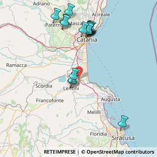 Mappa Autostrada Catania - Siracusa, 96016 Lentini SR, Italia (20.40867)