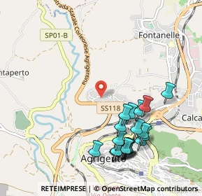 Mappa Via San Gregorio, 92100 Agrigento AG, Italia (1.2575)