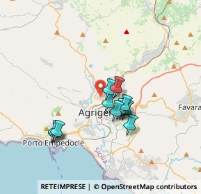 Mappa Via San Gregorio, 92100 Agrigento AG, Italia (3.1625)