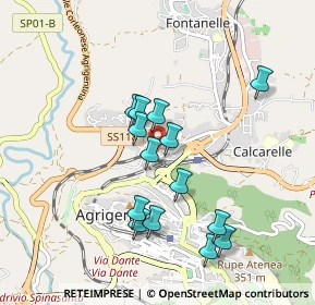 Mappa Via Quadrivio Spinasanta, 92100 Agrigento AG, Italia (0.92214)