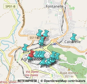 Mappa Via Quadrivio Spinasanta, 92100 Agrigento AG, Italia (1.009)