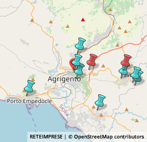 Mappa Via Piersanti Mattarella, 92100 Agrigento AG, Italia (5.5)