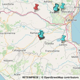Mappa Via Pensavalle, 95046 Palagonia CT, Italia (20.0275)