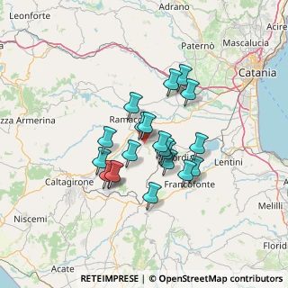 Mappa Via Giacomo Matteotti, 95046 Palagonia CT, Italia (11.6535)