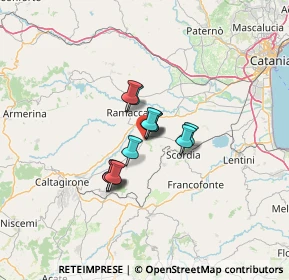 Mappa Via Bergamo, 95046 Palagonia CT, Italia (8.87833)