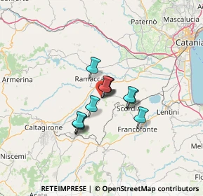 Mappa Via Bergamo, 95046 Palagonia CT, Italia (9.04273)