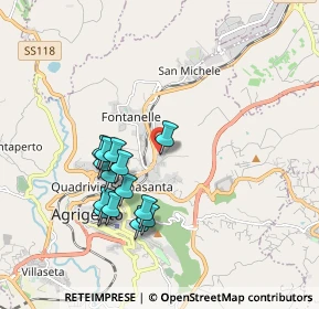 Mappa Via Vittorio Bozzo, 92100 Agrigento AG, Italia (1.89714)