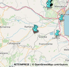 Mappa Via Vittorio Alfieri, 95046 Palagonia CT, Italia (25.212)