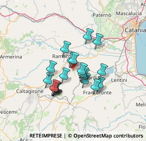 Mappa Vicolo Merli, 95046 Palagonia CT, Italia (11.4545)