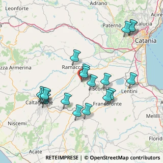 Mappa Via delle Cave, 95046 Palagonia CT, Italia (17.75526)