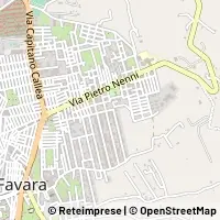 Mapa Favara