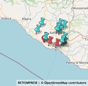 Mappa Via Leonardo Sciascia, 92010 Siculiana AG, Italia (11.4675)