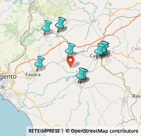 Mappa Monte Pernice, 92020 Castrofilippo AG, Italia (7.05)