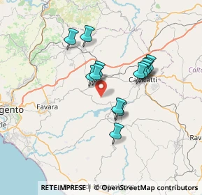 Mappa Monte Pernice, 92020 Castrofilippo AG, Italia (6.40385)