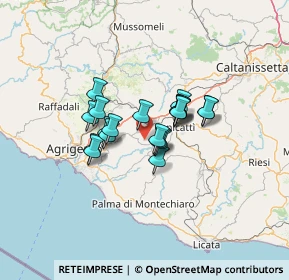Mappa Monte Pernice, 92020 Castrofilippo AG, Italia (9.8315)